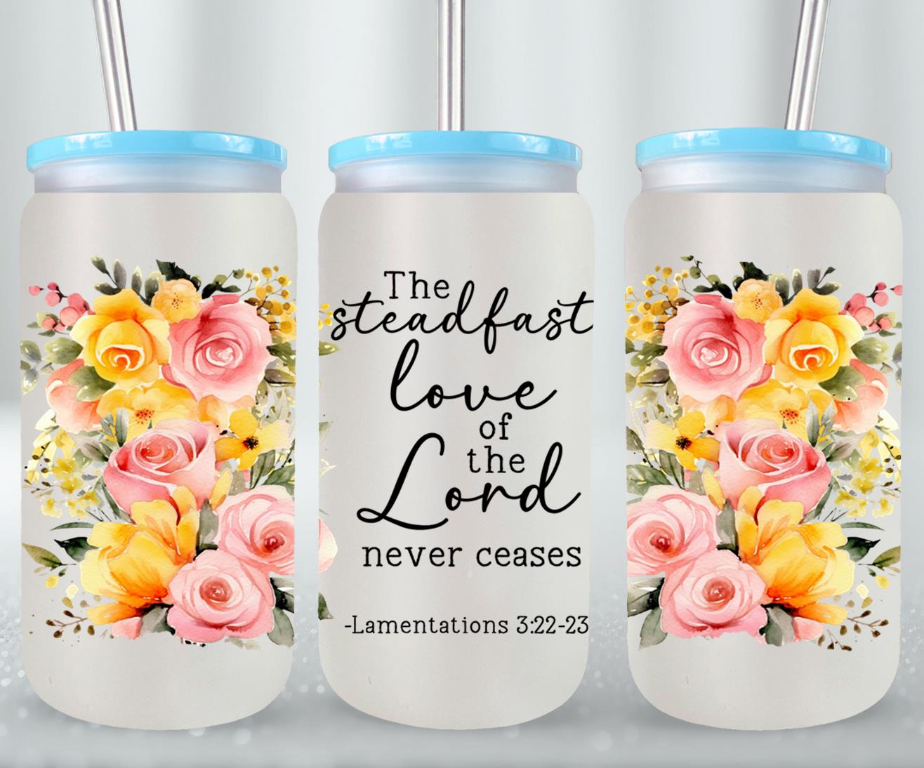 Love OF The Lord-10214 - glass can