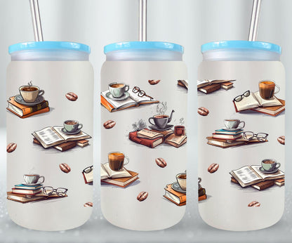 Books and Coffee1-9970 - glass can