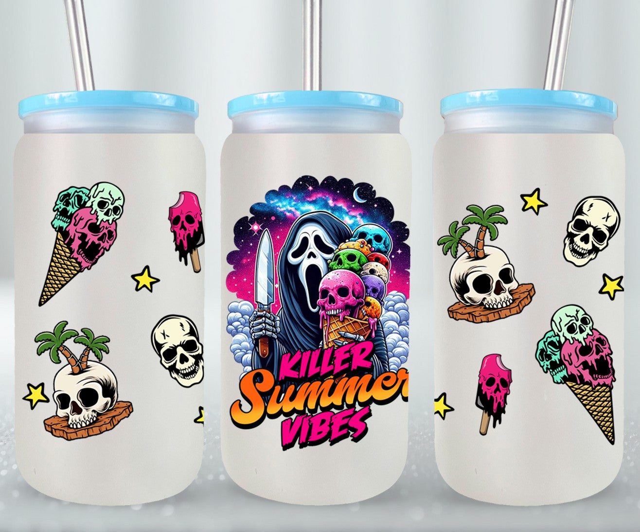 Summer Killer Vibes - glass can