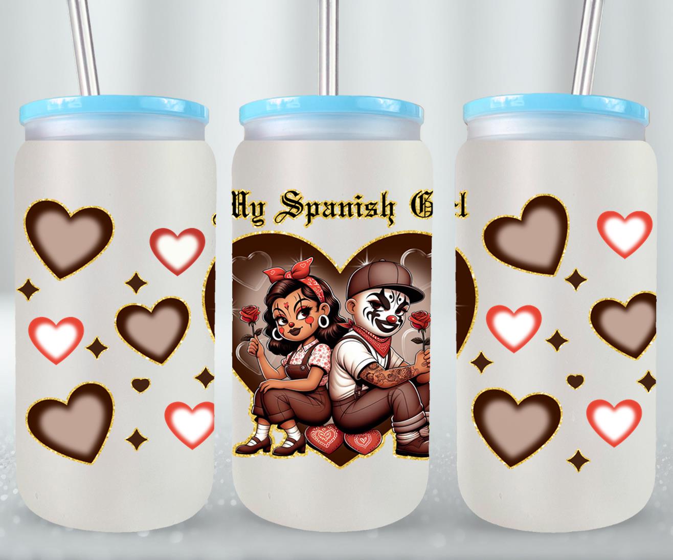 My Spanish Girl-10145 - glass can