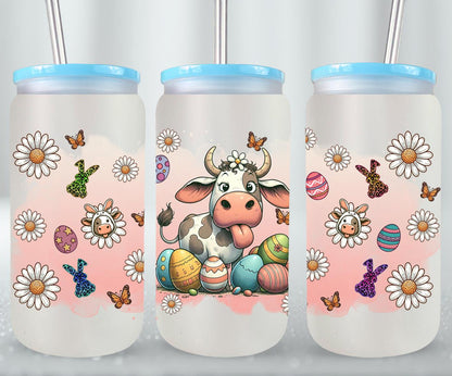 Cow Easter Day-10293 - glass can
