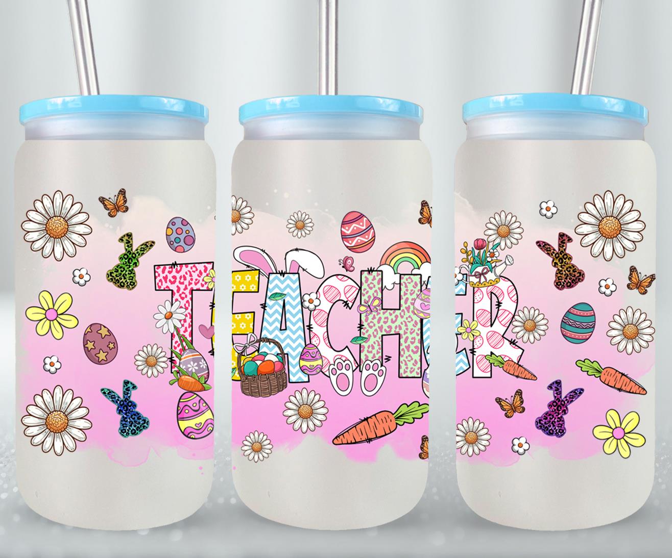 Teacher Easter Day-10452 - glass can