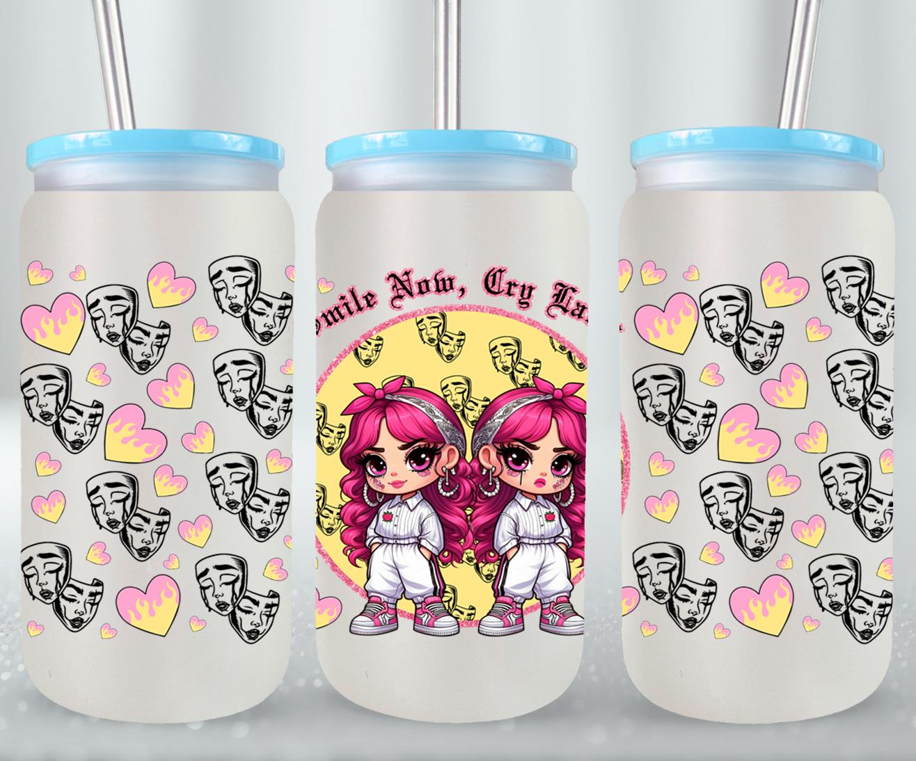 Smile Now Cry Later-10179 - glass can