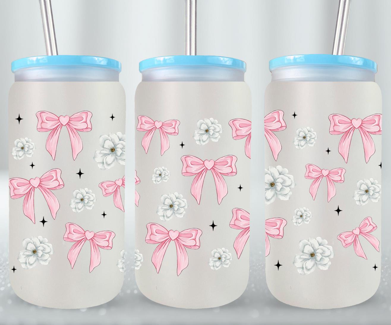 Flower Coquette-10252 - glass can