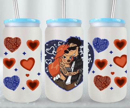 Cholos Cartoon-10162 - glass can