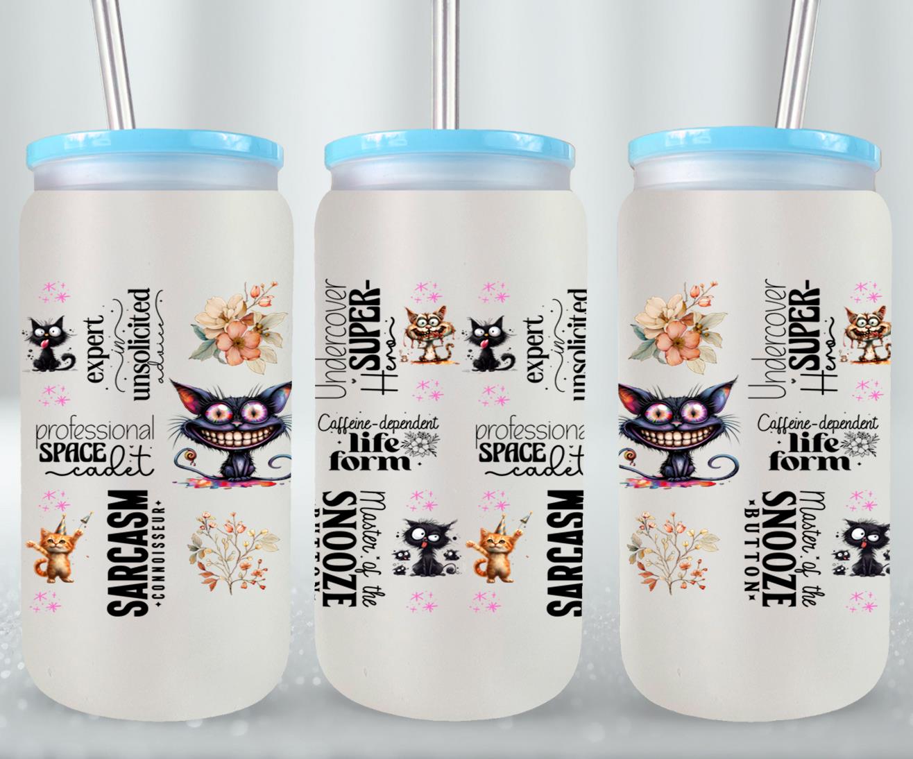 Sarcasm Connoisseur-9906 - glass can