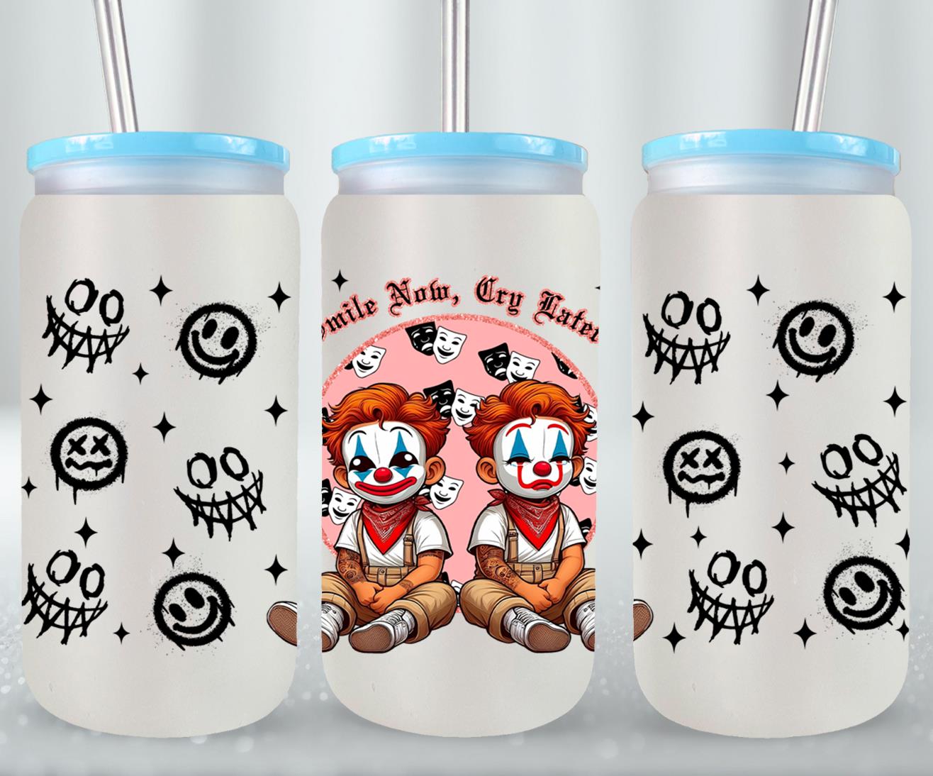 Smile Now Cry Later-10174 - glass can