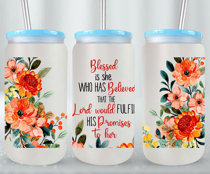 Blessed-10188 - glass can