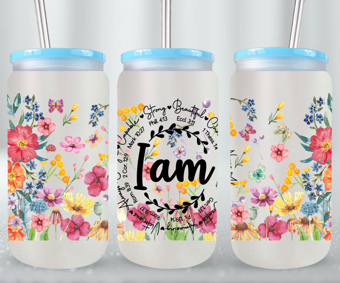I am-10206 - glass can