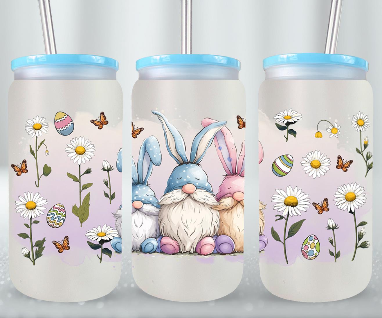 Gnomes Easter Day-10354 - glass can