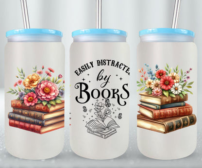 Easily Destracted by Books-9974 - glass can