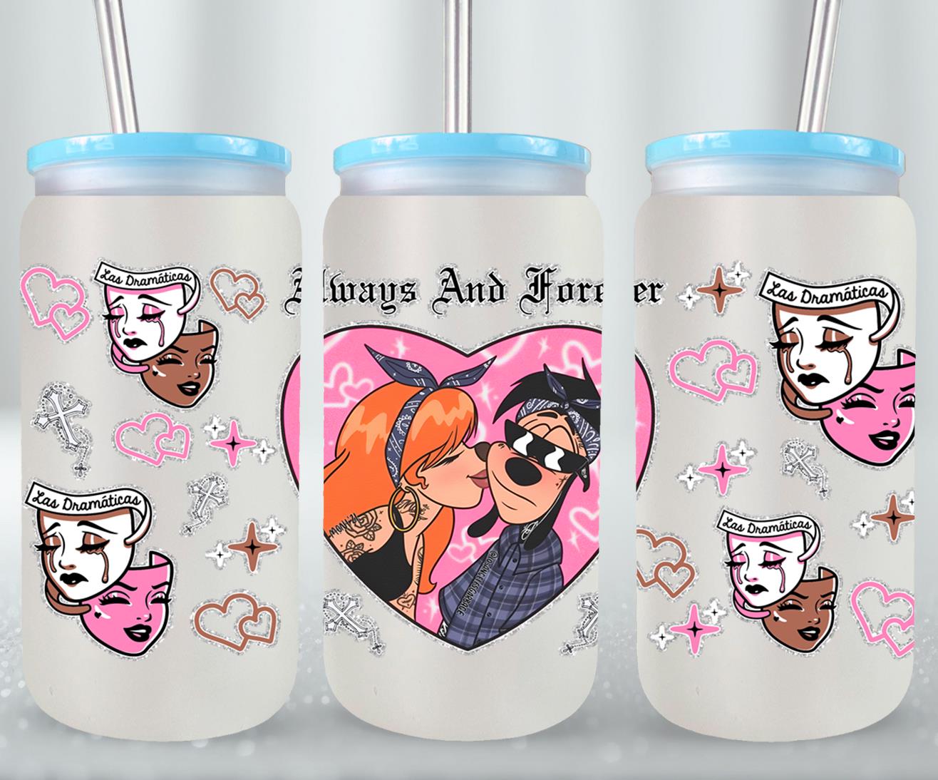 Always and Forever-10113 - glass can