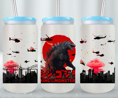 Godzilla - glass can