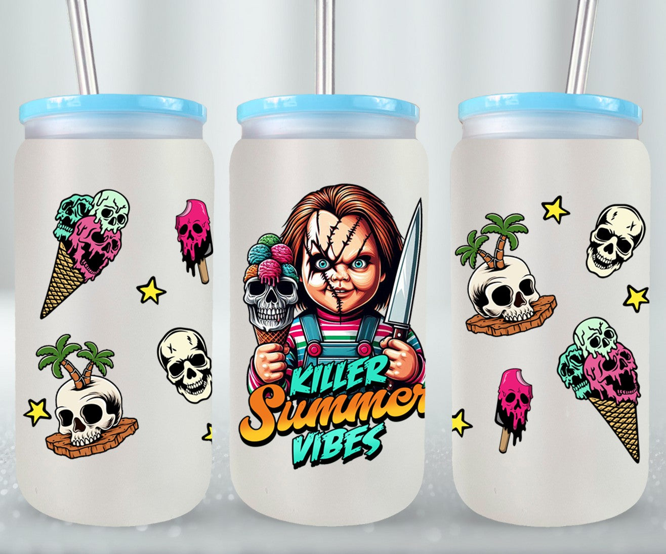 Killer Summer Vibes-10695 - glass can