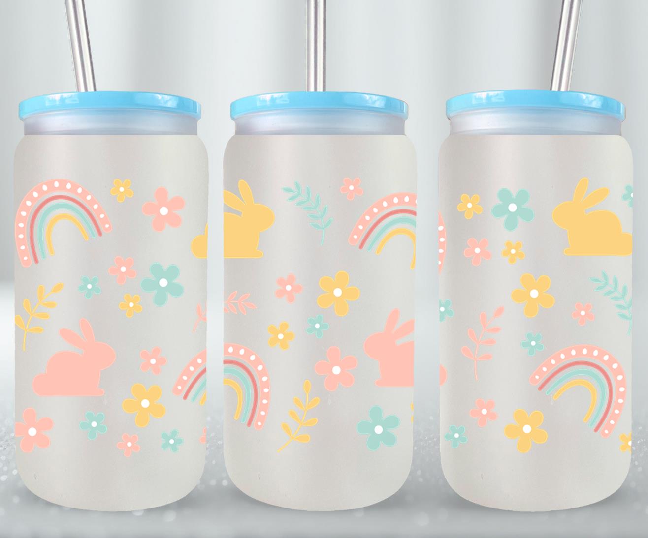 Pastel Easter-10445 - glass can