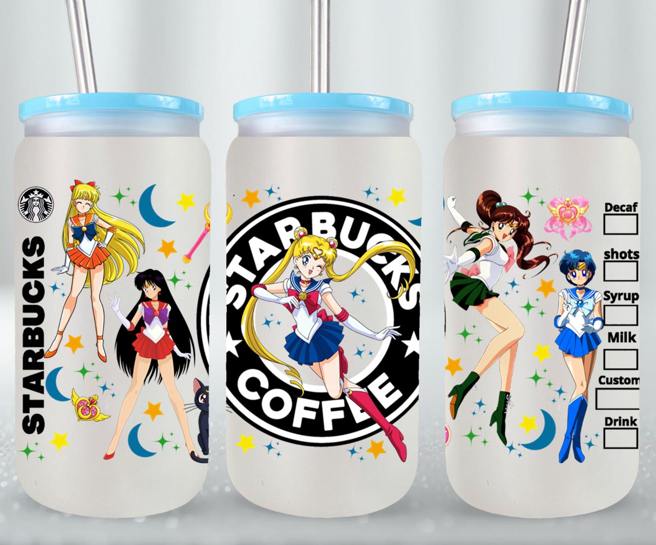 Moon Girls-9939 - glass can