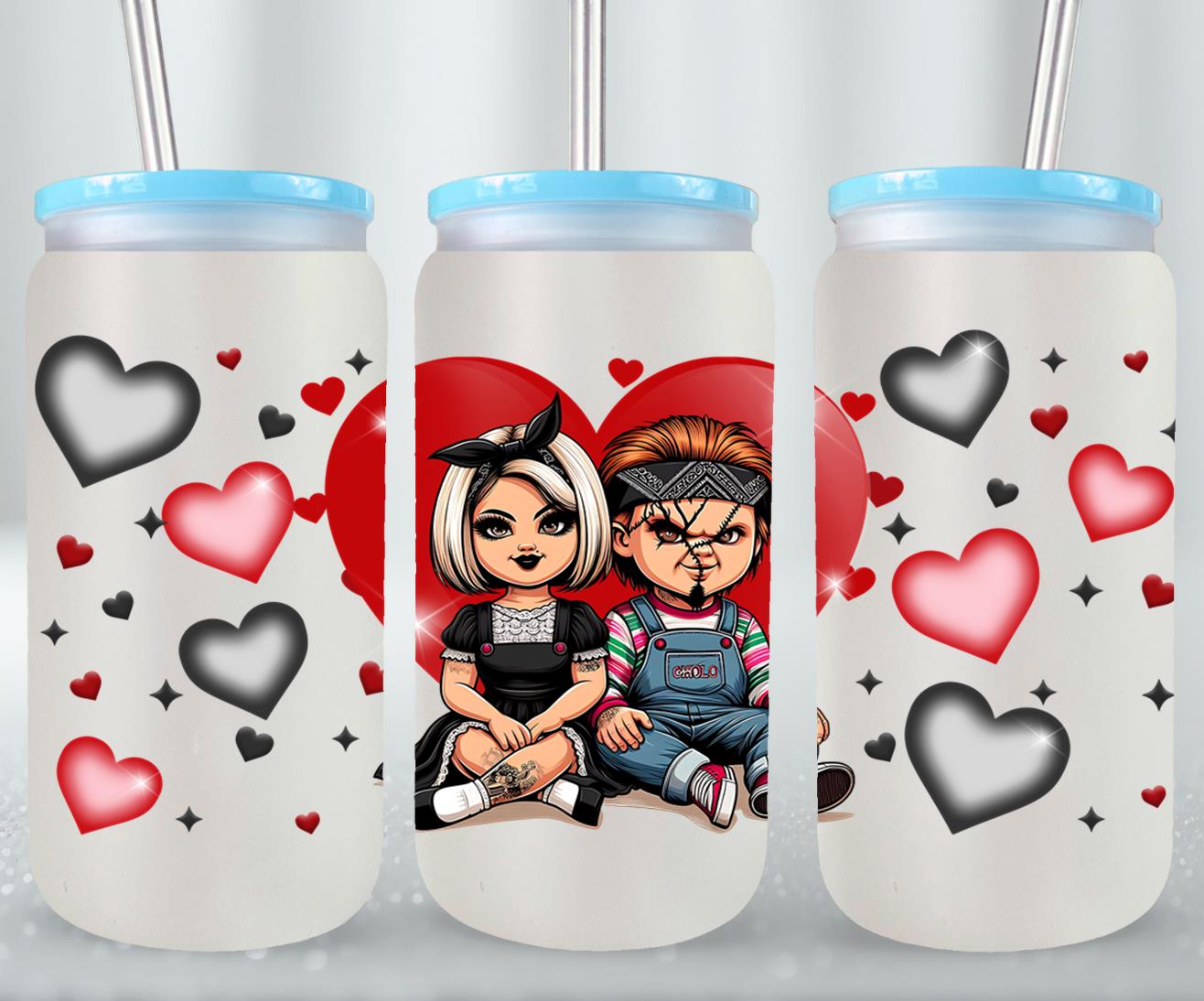 Horror Love-10138 - glass can