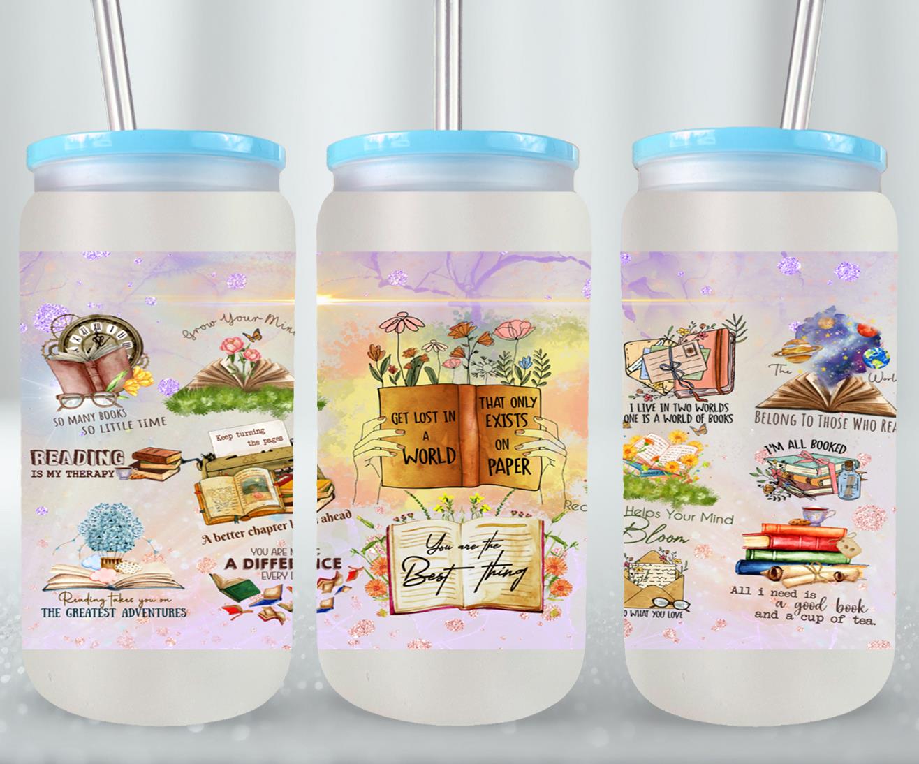 Reading Books Motivation-9983 - glass can