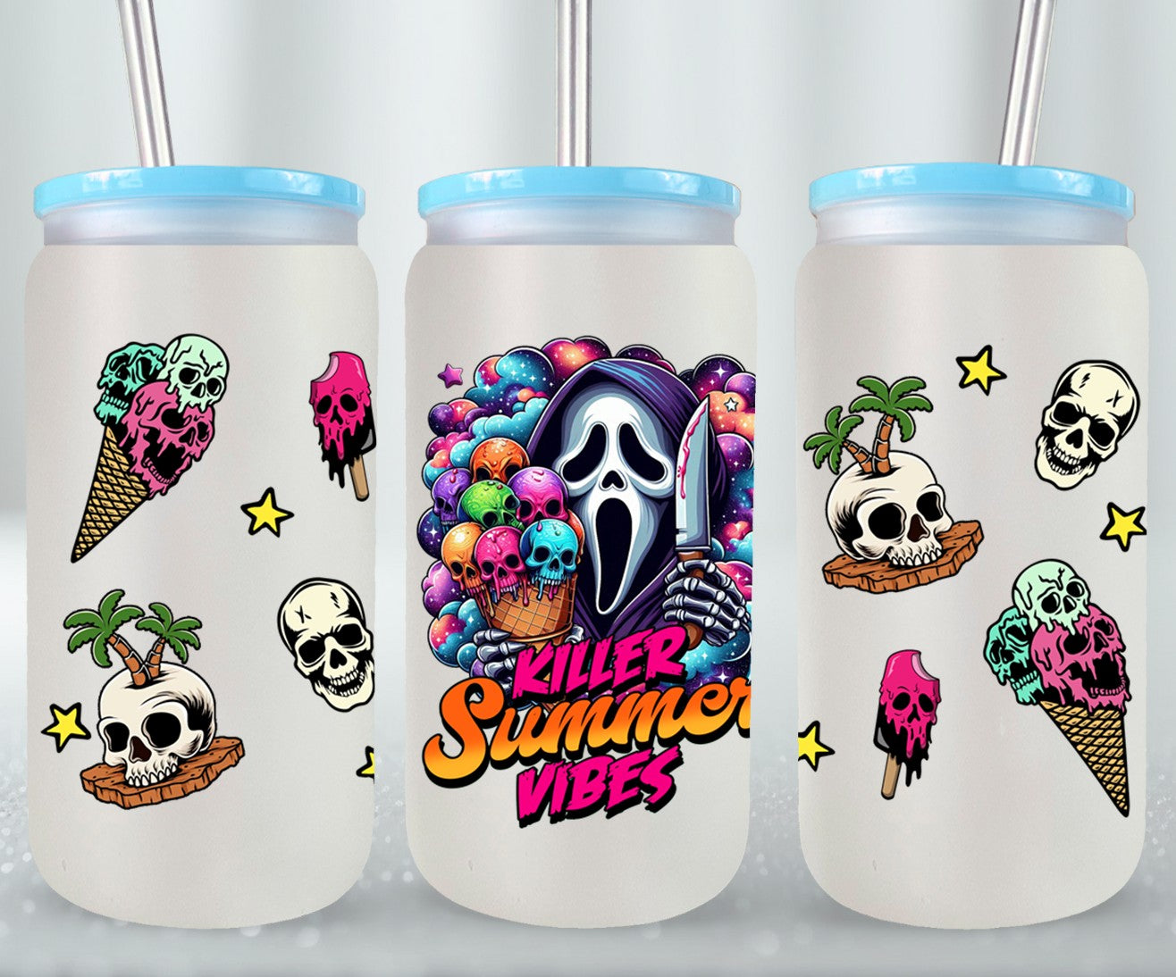 Summer Killer Vibes - glass can