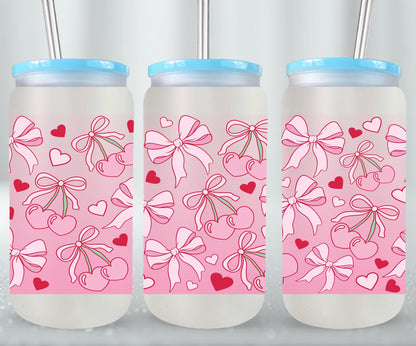 Coquette Cherry Bow-10248 - glass can