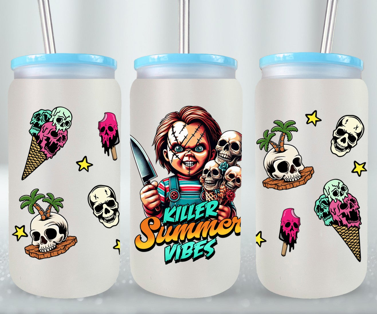 Killer Summer Vibes-10698 - glass can