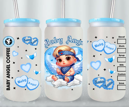 Angel Baby-10118 - glass can