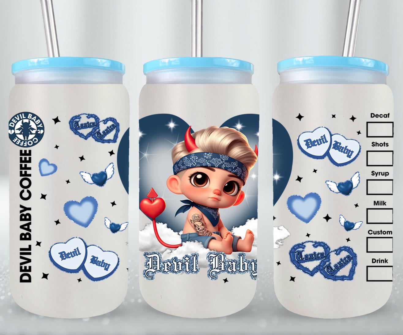 Devil Baby-10132 - glass can