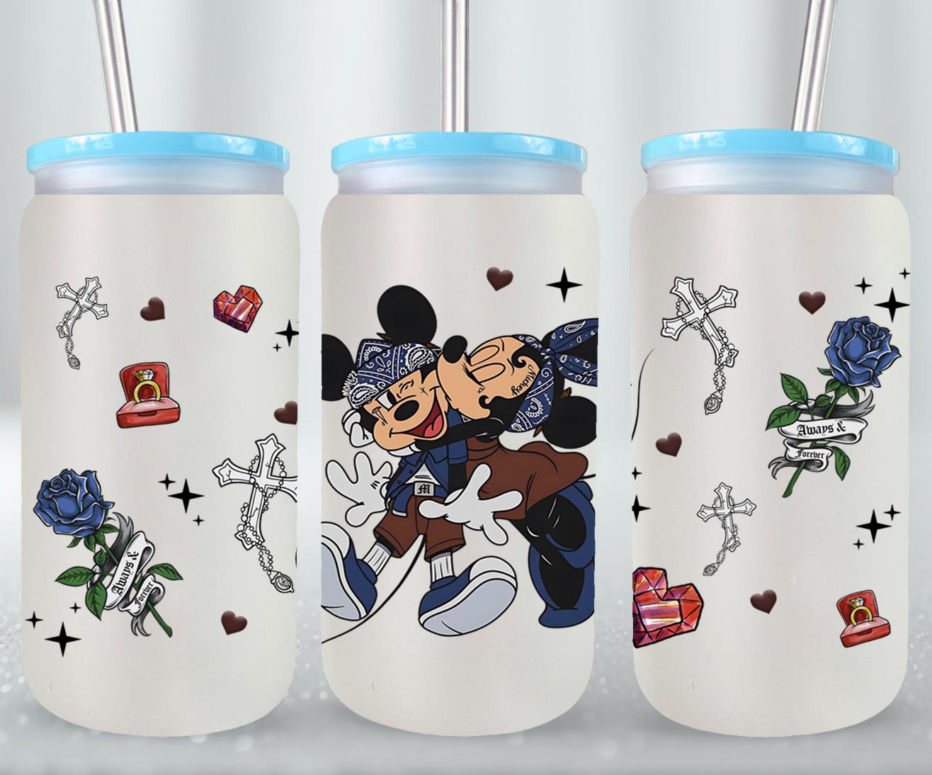 Cholos Cartoon-10149 - glass can