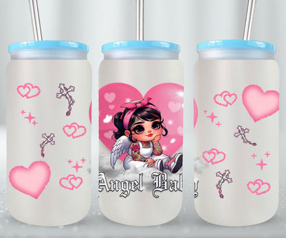 Angel Baby-10123 - glass can