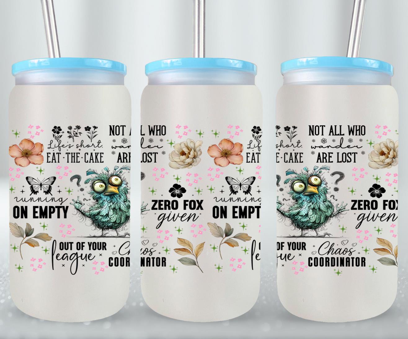 Life is Short-9902 - glass can