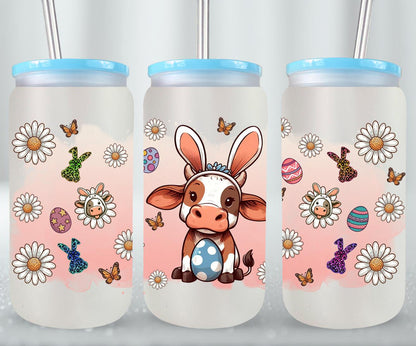 Cow Easter Day-10296 - glass can