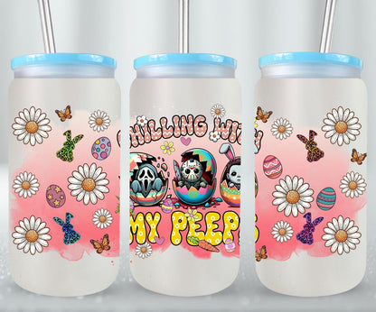 Easter Horror Killer-10335 - glass can