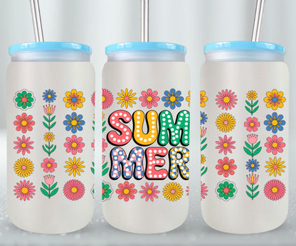 Summer Floral-10669 - glass can