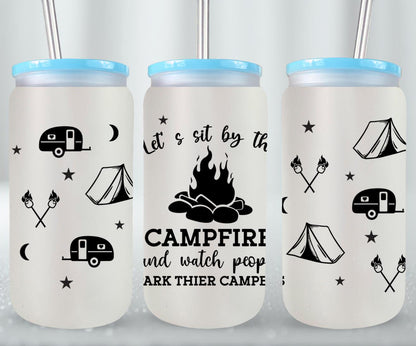 Adventure Camping - glass can