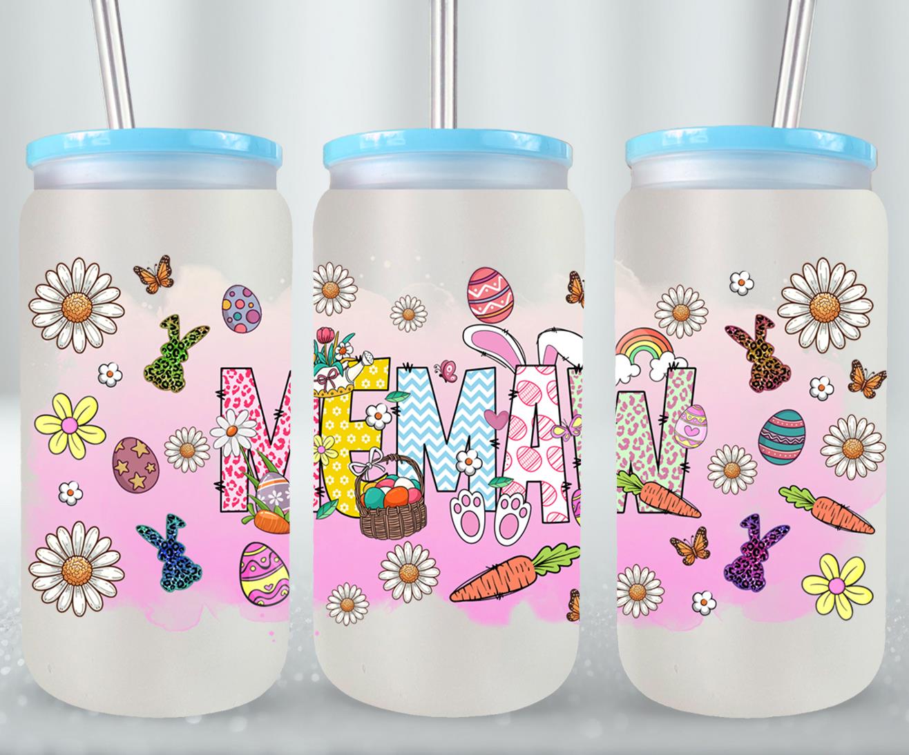 Memaw Easter Day-10436 - glass can