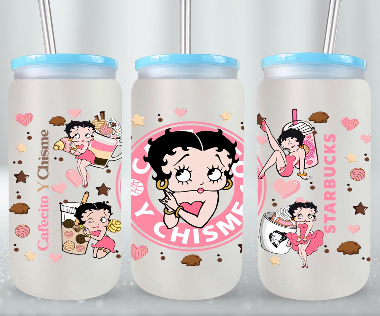 Cafecito y Chisme Sexy Girl-10029 - glass can