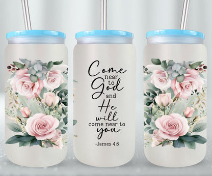 Come Near To God-10194 - glass can