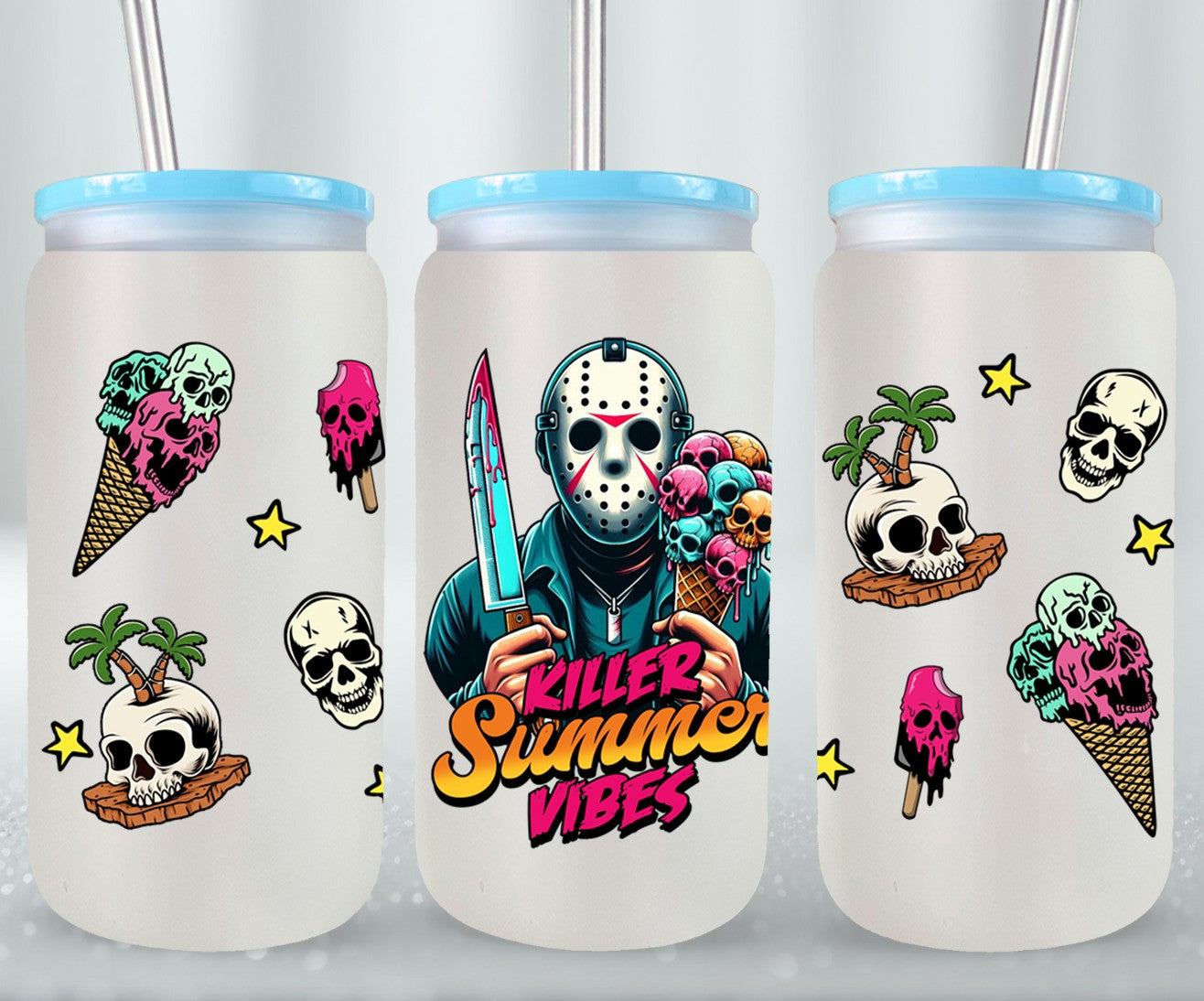 Killer Summer Vibes-10710 - glass can