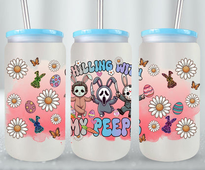 Easter Horror Killer-10330 - glass can