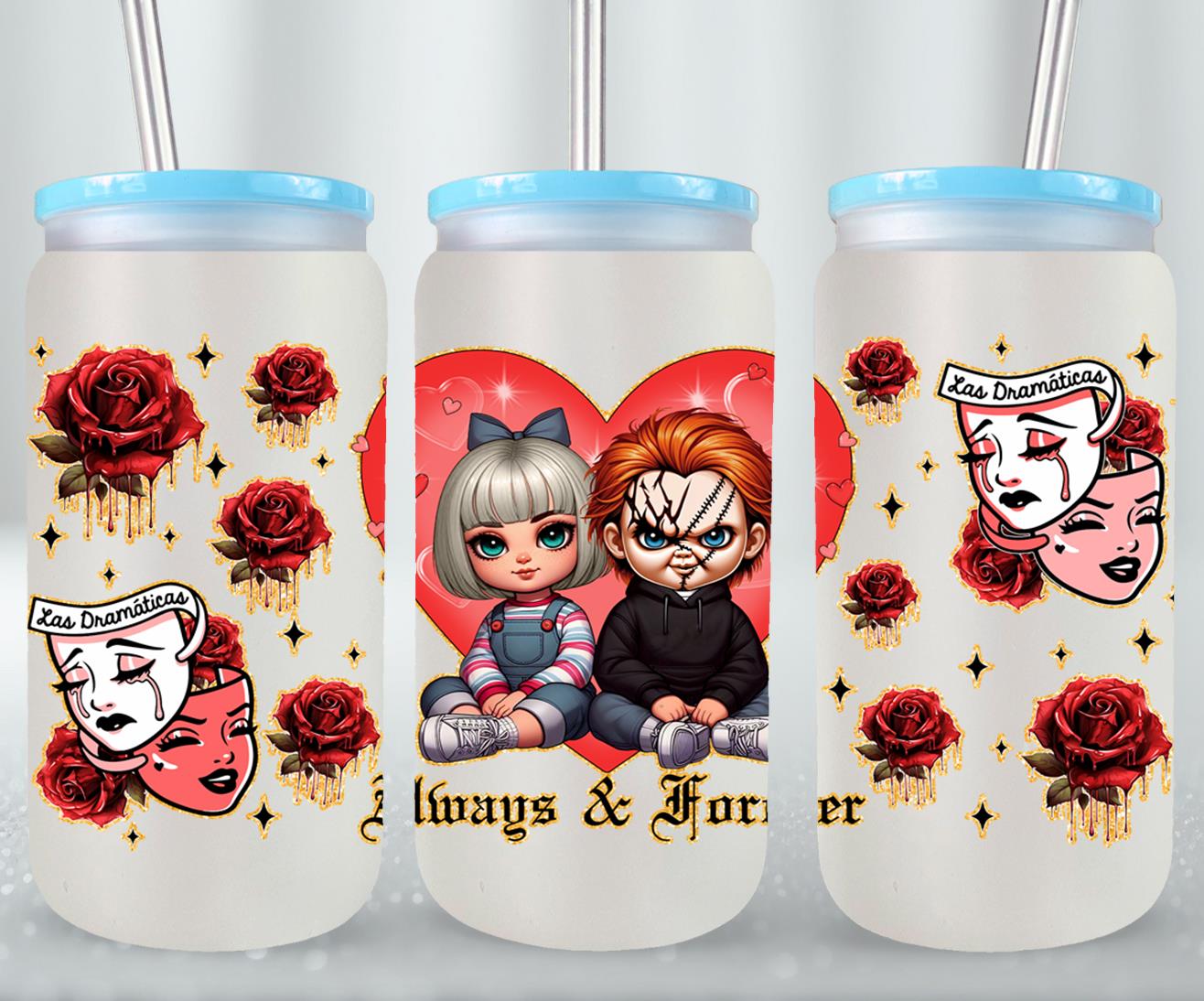 Always and Forever-10108 - glass can