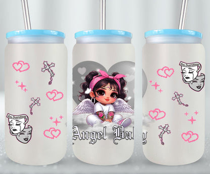 Angel Baby-10124 - glass can