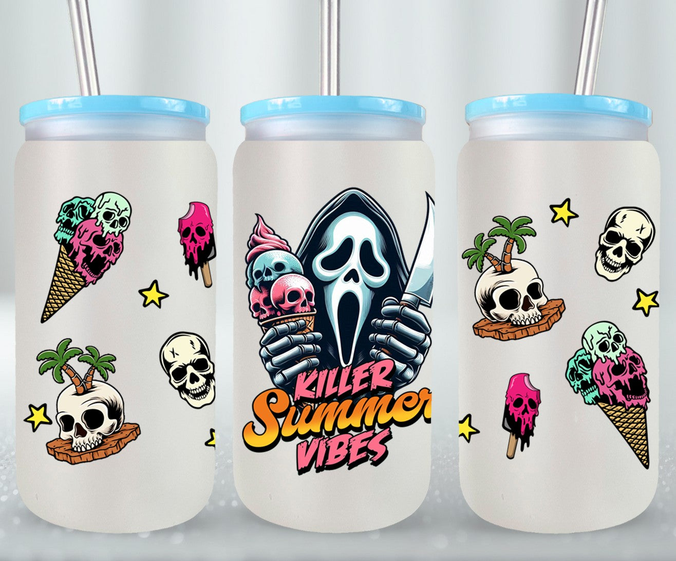 Killer Summer Vibes-10703 - glass can