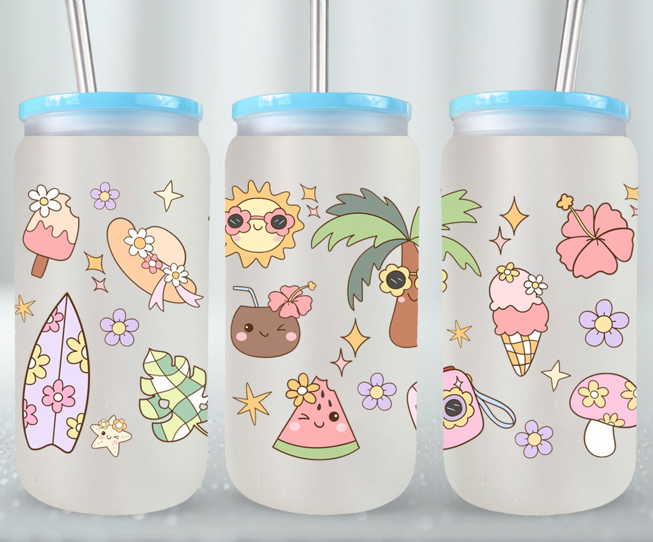 Tropical Summer-10692 - glass can