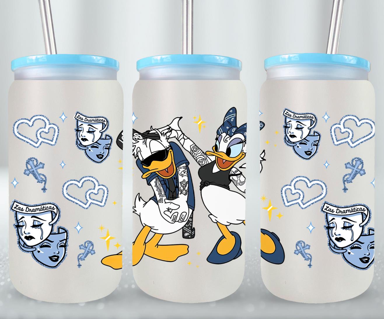 Cholos Cartoon-10153 - glass can