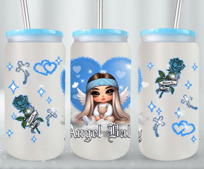 Angel Baby-10122 - glass can
