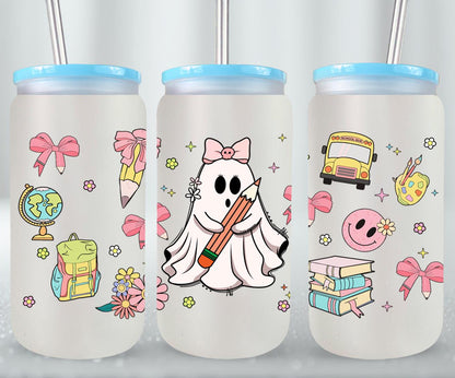 Back to School - glass can