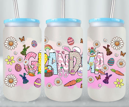 Grandma Easter Day-10355 - glass can