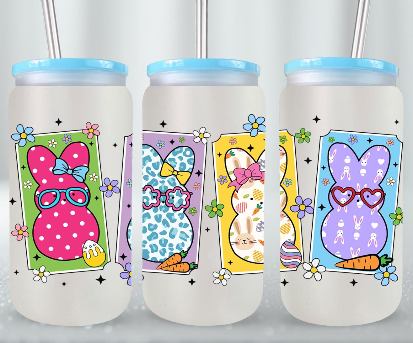 Easter Peeps-10340 - glass can