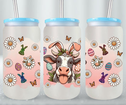 Cow Easter Day-10308 - glass can