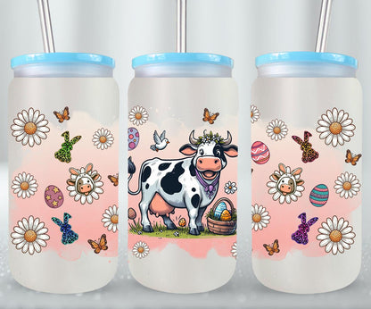 Cow Easter Day-10292 - glass can